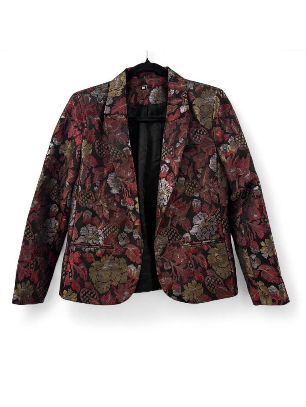 Topshop Floral Blazer